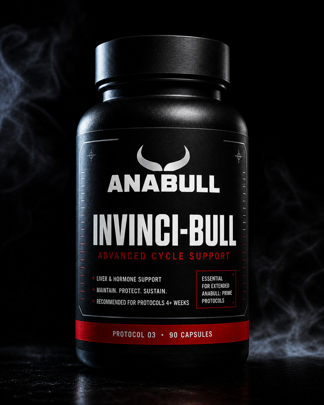 INVINCI-BULL cycle support bottle, 30-day supply